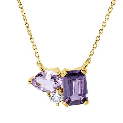 Collier Farbstein Fashion