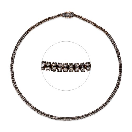 Collier Farbiger Diamant