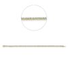 Material: gelbgold-weissgold – Armband Tennisarmband
