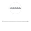 Material: weissgold – Armband Tennisarmband