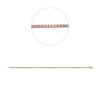 Material: rotgold-weissgold – Armband Tennisarmband