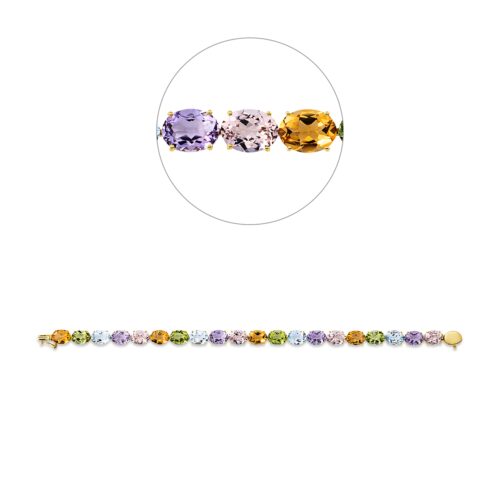 Armband Farbstein Fashion