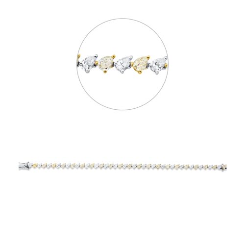 Armband Farbiger Diamant
