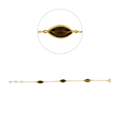Armband Farbstein Fashion